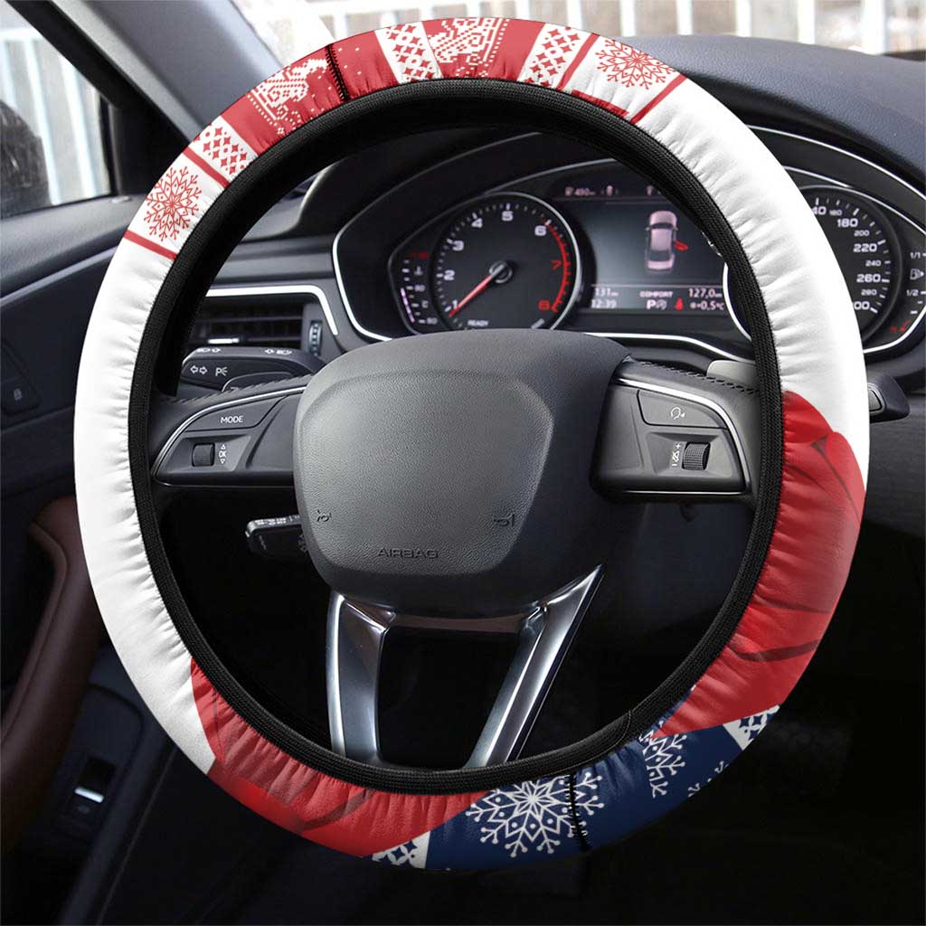 Mayotte Christmas Steering Wheel Cover Joyeux Noel - Wonder Print Shop