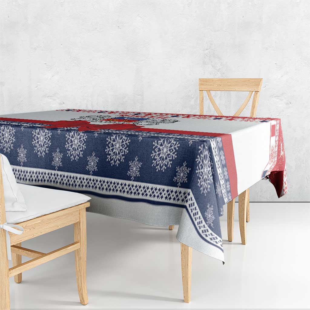 Mayotte Christmas Tablecloth Joyeux Noel - Wonder Print Shop