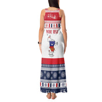 Personalized Mayotte Christmas Tank Maxi Dress Joyeux Noel - Wonder Print Shop