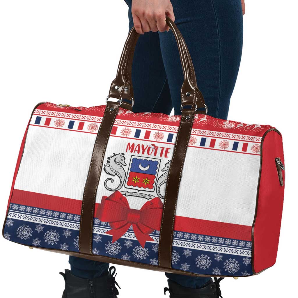 Mayotte Christmas Travel Bag Joyeux Noel - Wonder Print Shop