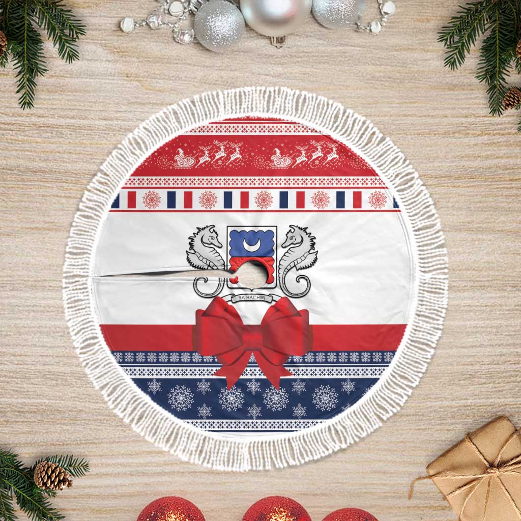 Mayotte Christmas Tree Skirt Joyeux Noel - Wonder Print Shop