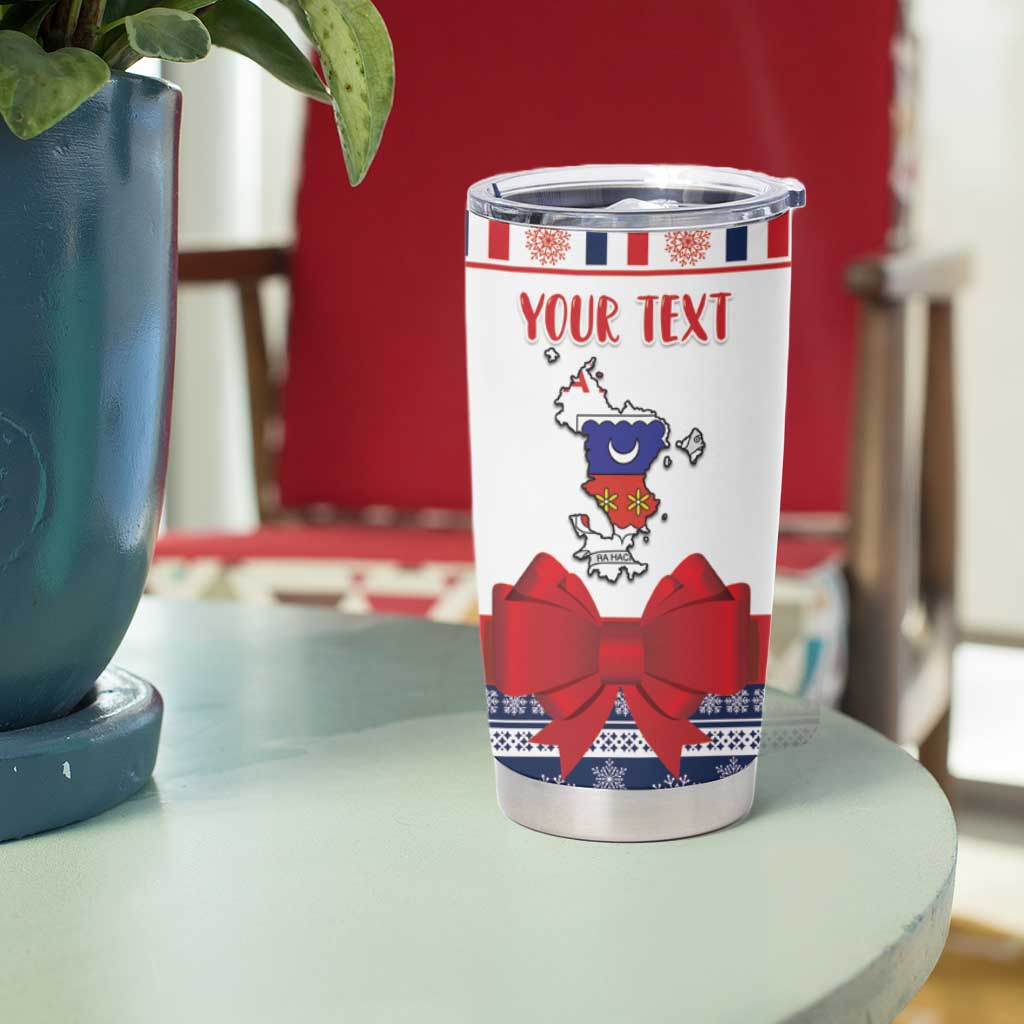 Personalized Mayotte Christmas Tumbler Cup Joyeux Noel - Wonder Print Shop