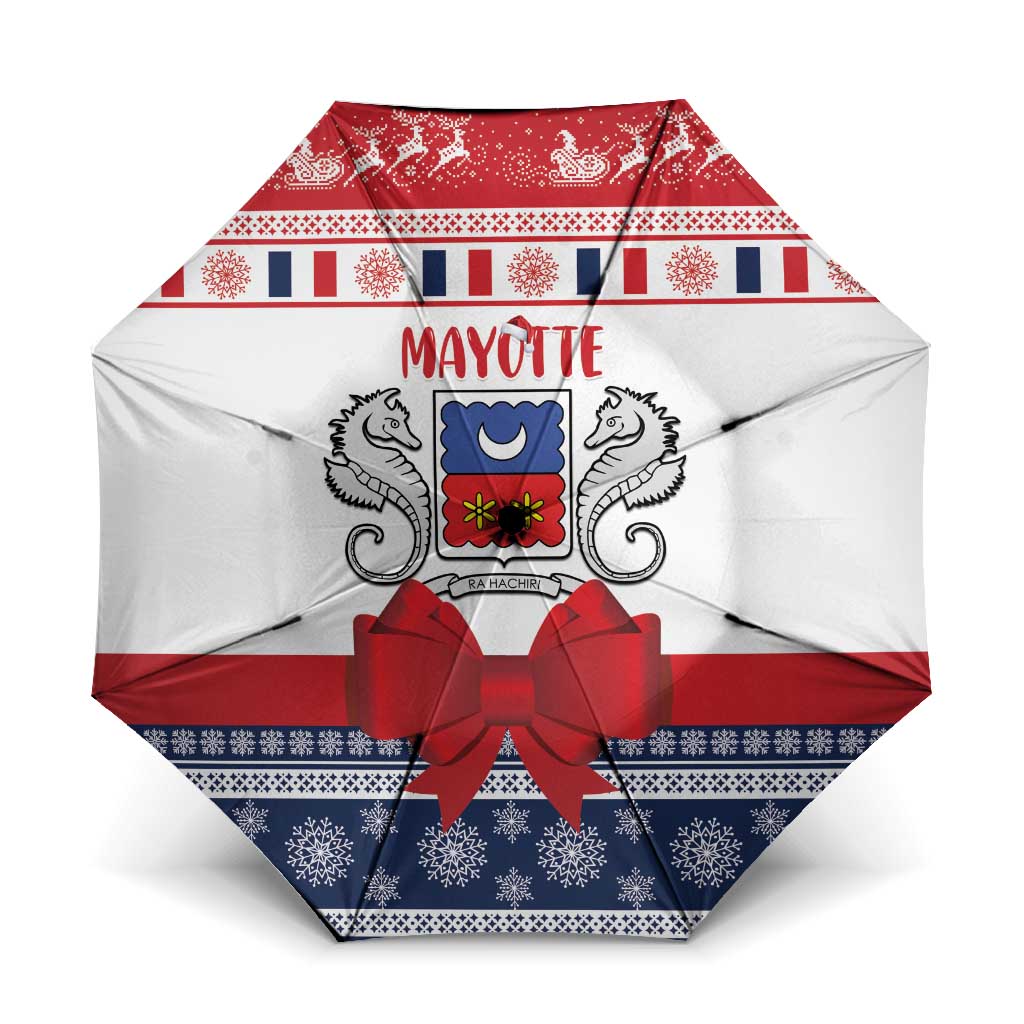 Mayotte Christmas Umbrella Joyeux Noel - Wonder Print Shop