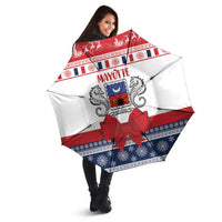 Mayotte Christmas Umbrella Joyeux Noel - Wonder Print Shop