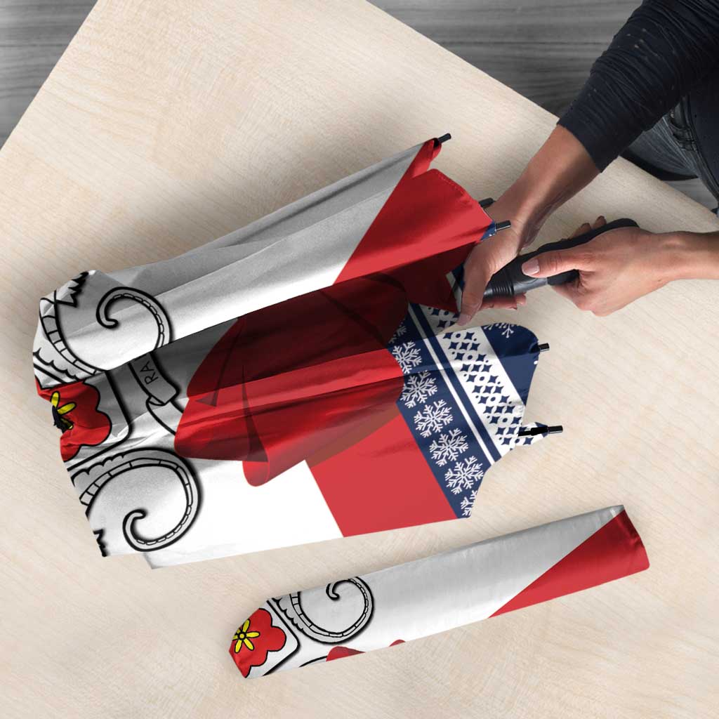 Mayotte Christmas Umbrella Joyeux Noel - Wonder Print Shop