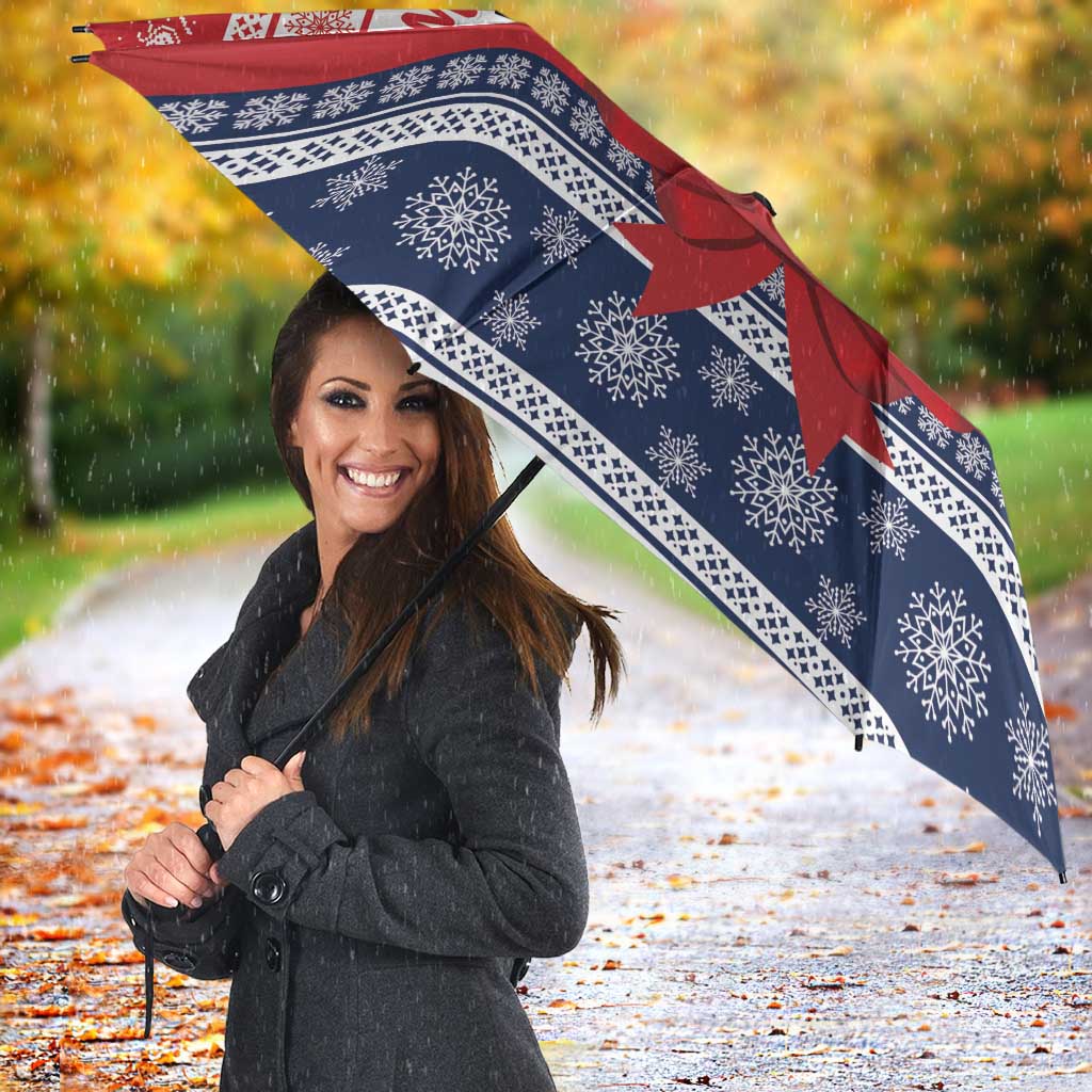 Mayotte Christmas Umbrella Joyeux Noel - Wonder Print Shop