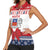 Personalized Mayotte Christmas Women Sleeveless Polo Shirt Joyeux Noel - Wonder Print Shop
