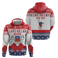 Personalized Mayotte Christmas Zip Hoodie Joyeux Noel - Wonder Print Shop