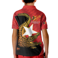 East Timor Independence Day Kid Polo Shirt 49th Anniversary - Crocodile Curve Style - Wonder Print Shop
