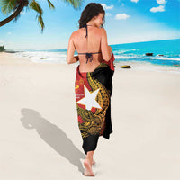 East Timor Independence Day Sarong 49th Anniversary - Crocodile Curve Style - Wonder Print Shop
