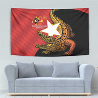 East Timor Independence Day Tapestry 49th Anniversary - Crocodile Curve Style - Wonder Print Shop