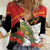 Personalised East Timor Independence Day Women Casual Shirt Timor Pigeon Mix Hibiscus Pattern - Wonder Print Shop