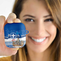 Greece Christmas AirPods Case Saint Basil Kala Cristouyenna - Wonder Print Shop