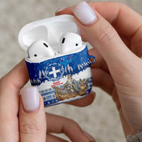 Greece Christmas AirPods Case Saint Basil Kala Cristouyenna - Wonder Print Shop