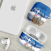 Greece Christmas AirPods Case Saint Basil Kala Cristouyenna - Wonder Print Shop