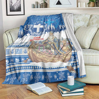 Greece Christmas Blanket Saint Basil Kala Cristouyenna - Wonder Print Shop