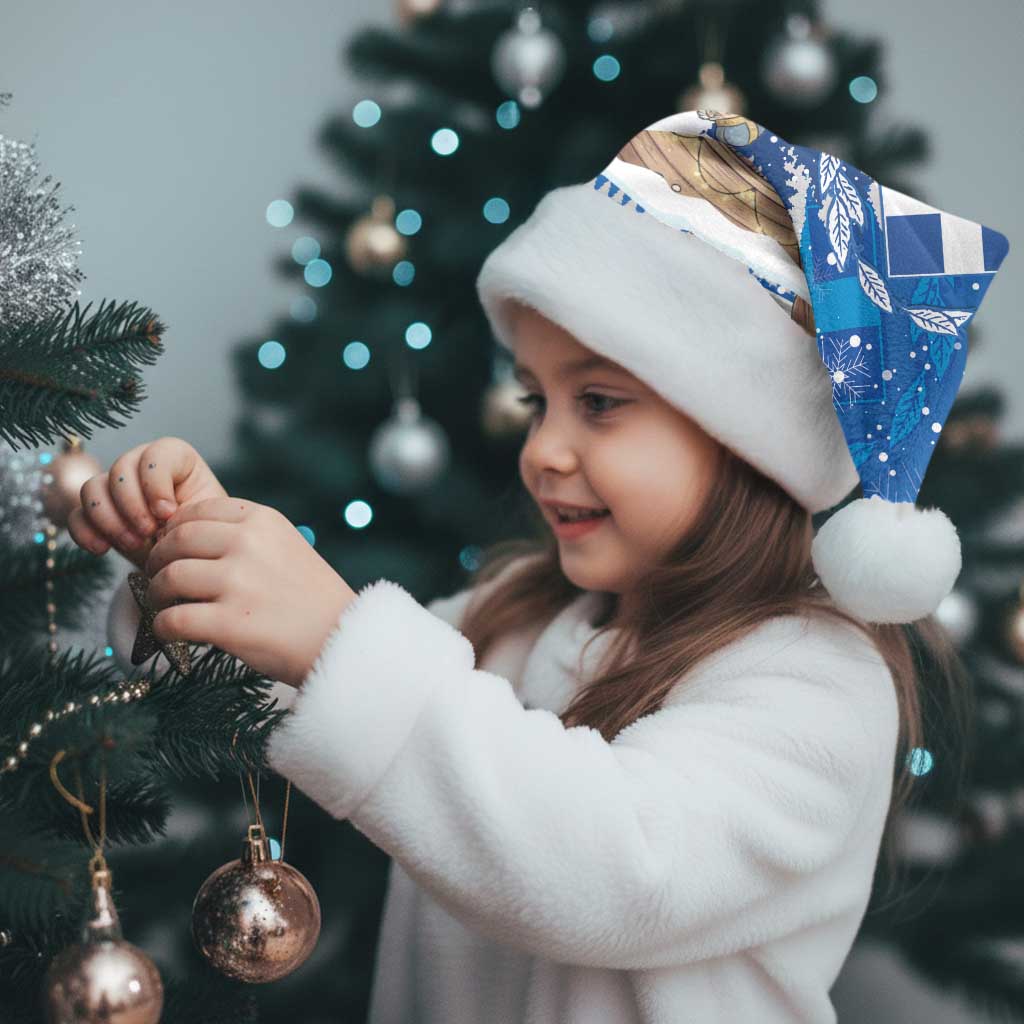 Greece Christmas Santa Hat Saint Basil Kala Cristouyenna - Wonder Print Shop