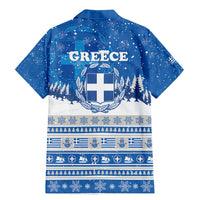 Greece Christmas Family Matching Mermaid Dress and Hawaiian Shirt Saint Basil Kala Cristouyenna - Wonder Print Shop