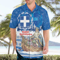 Greece Christmas Hawaiian Shirt Saint Basil Kala Cristouyenna - Wonder Print Shop