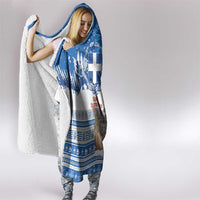 Greece Christmas Hooded Blanket Saint Basil Kala Cristouyenna - Wonder Print Shop