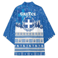 Greece Christmas Kimono Saint Basil Kala Cristouyenna - Wonder Print Shop