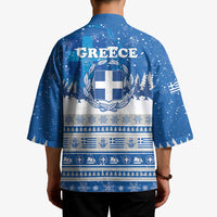 Greece Christmas Kimono Saint Basil Kala Cristouyenna - Wonder Print Shop