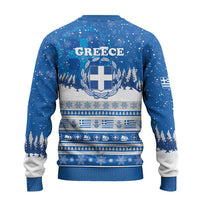 Greece Christmas Ugly Christmas Sweater Saint Basil Kala Cristouyenna - Wonder Print Shop