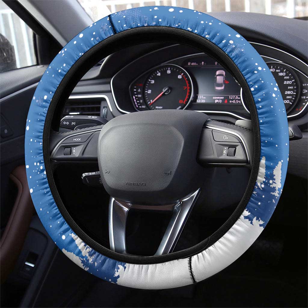 Greece Christmas Steering Wheel Cover Saint Basil Kala Cristouyenna - Wonder Print Shop