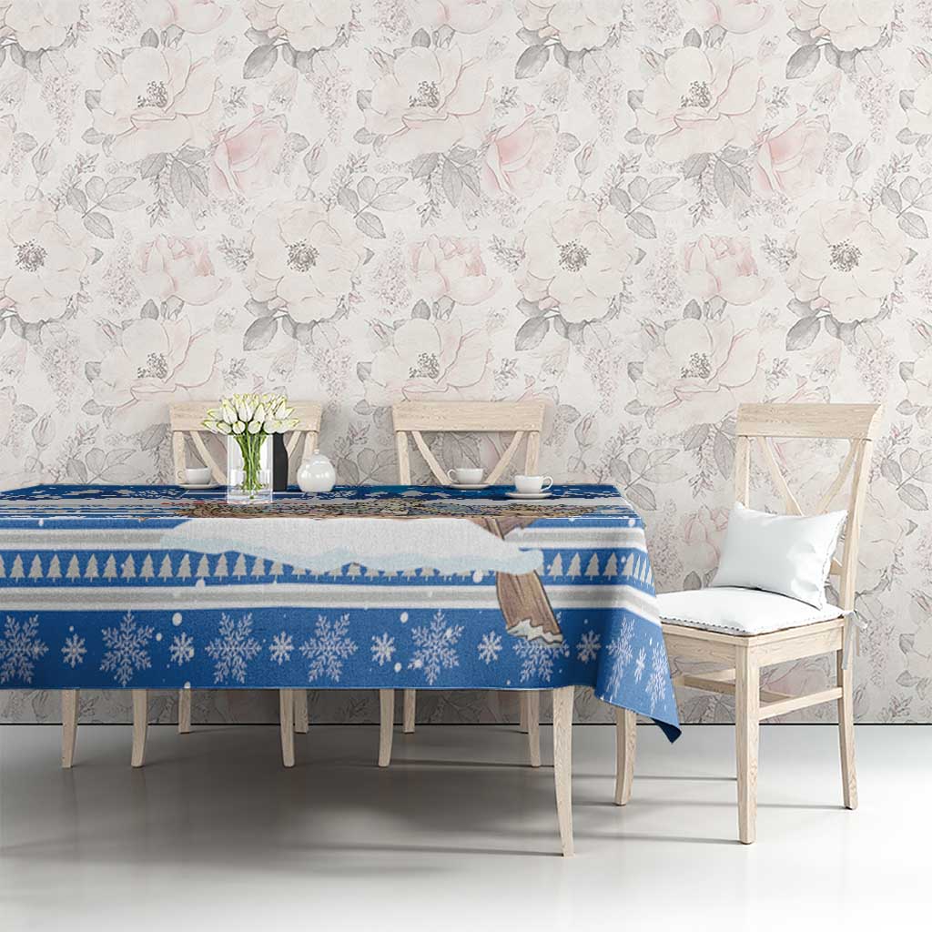 Greece Christmas Tablecloth Saint Basil Kala Cristouyenna - Wonder Print Shop