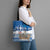 Greece Christmas Tote Bag Saint Basil Kala Cristouyenna - Wonder Print Shop