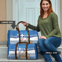 Greece Christmas Travel Bag Saint Basil Kala Cristouyenna - Wonder Print Shop