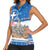 Greece Christmas Women Sleeveless Polo Shirt Saint Basil Kala Cristouyenna - Wonder Print Shop