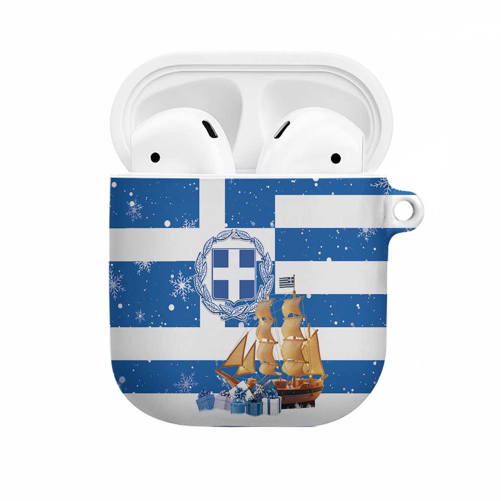 Greece Karavaki Christmas AirPods Case Merry Chirstmas 2025 - Wonder Print Shop
