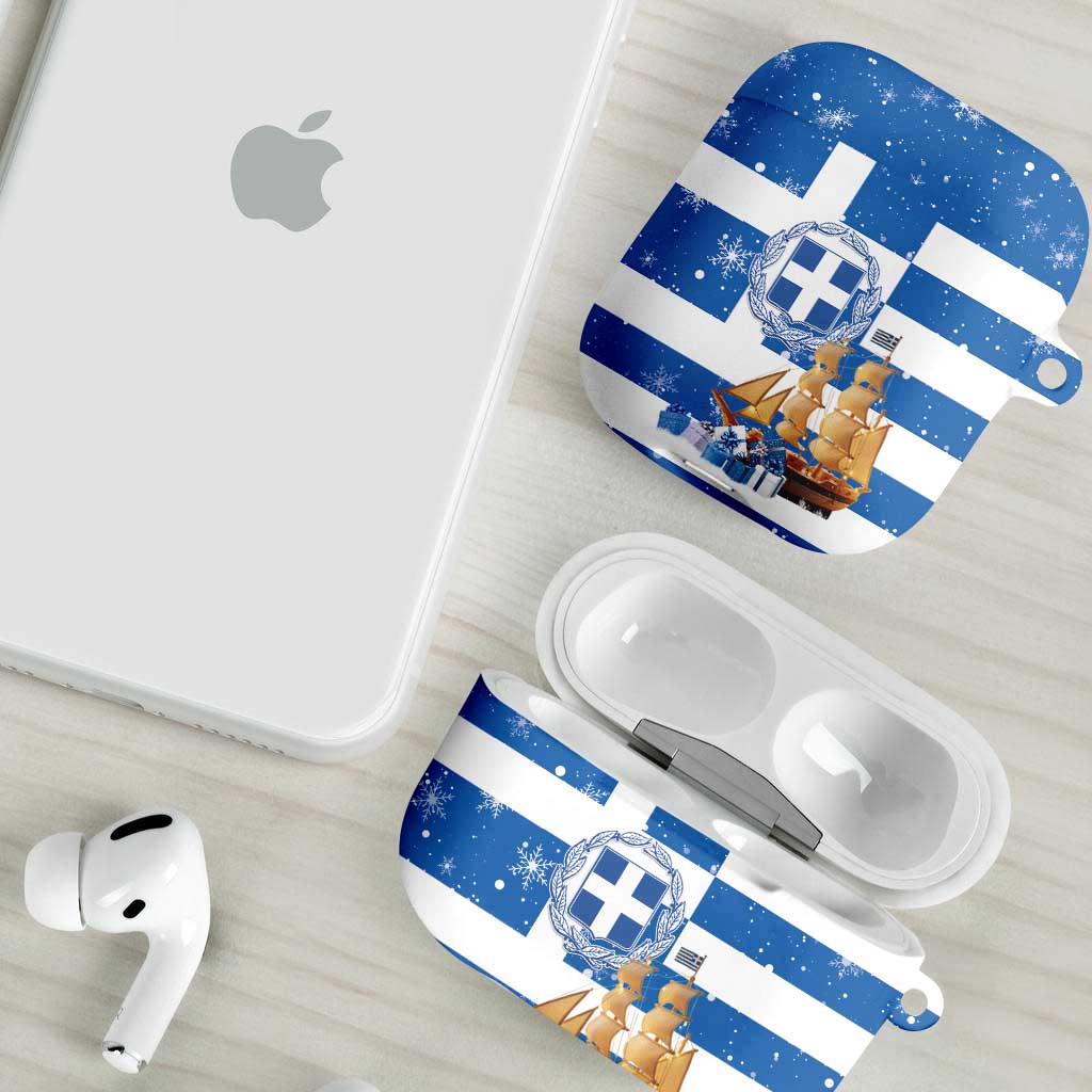 Greece Karavaki Christmas AirPods Case Merry Chirstmas 2025 - Wonder Print Shop