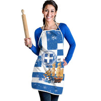 Greece Karavaki Christmas Apron Merry Chirstmas 2025 - Wonder Print Shop