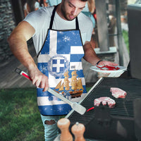 Greece Karavaki Christmas Apron Merry Chirstmas 2025 - Wonder Print Shop