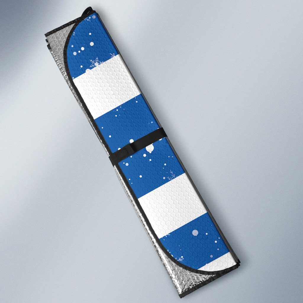 Greece Karavaki Christmas Auto Sun Shade Merry Chirstmas 2025 - Wonder Print Shop