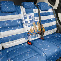 Greece Karavaki Christmas Back Car Seat Cover Merry Chirstmas 2025 - Wonder Print Shop