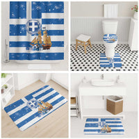 Greece Karavaki Christmas Bathroom Set Merry Chirstmas 2025 - Wonder Print Shop