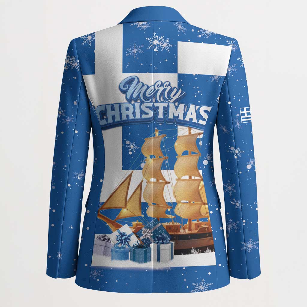 Greece Karavaki Christmas Blazer Merry Chirstmas 2025 - Wonder Print Shop