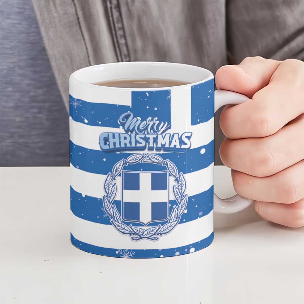 Greece Karavaki Christmas Ceramic Mug Merry Chirstmas 2025 - Wonder Print Shop