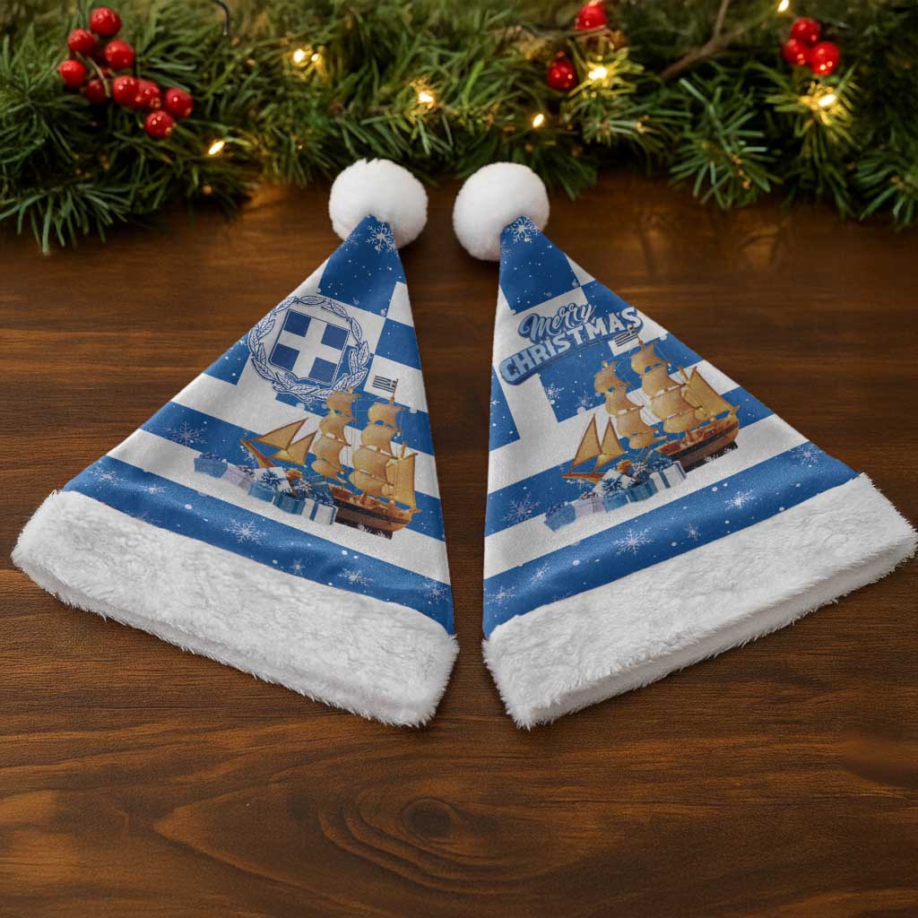 Greece Karavaki Christmas Santa Hat Merry Chirstmas 2025 - Wonder Print Shop