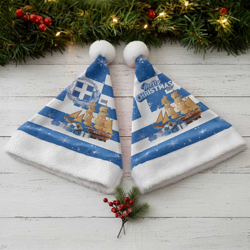 Greece Karavaki Christmas Santa Hat Merry Chirstmas 2025 - Wonder Print Shop