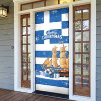 Greece Karavaki Christmas Door Cover Merry Chirstmas 2025 - Wonder Print Shop