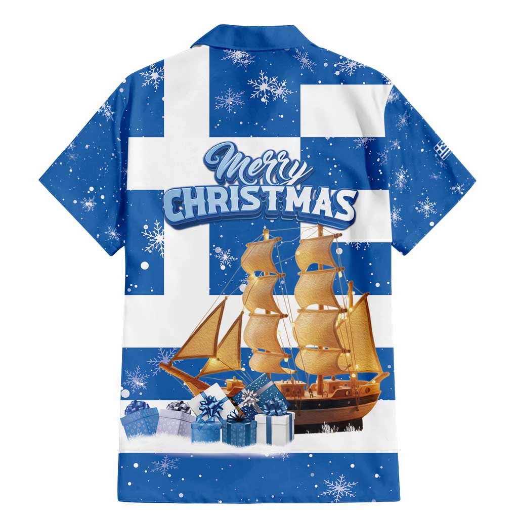 Greece Karavaki Christmas Family Matching Mermaid Dress and Hawaiian Shirt Merry Chirstmas 2025 - Wonder Print Shop