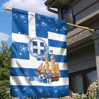 Greece Karavaki Christmas Garden Flag Merry Chirstmas 2025 - Wonder Print Shop