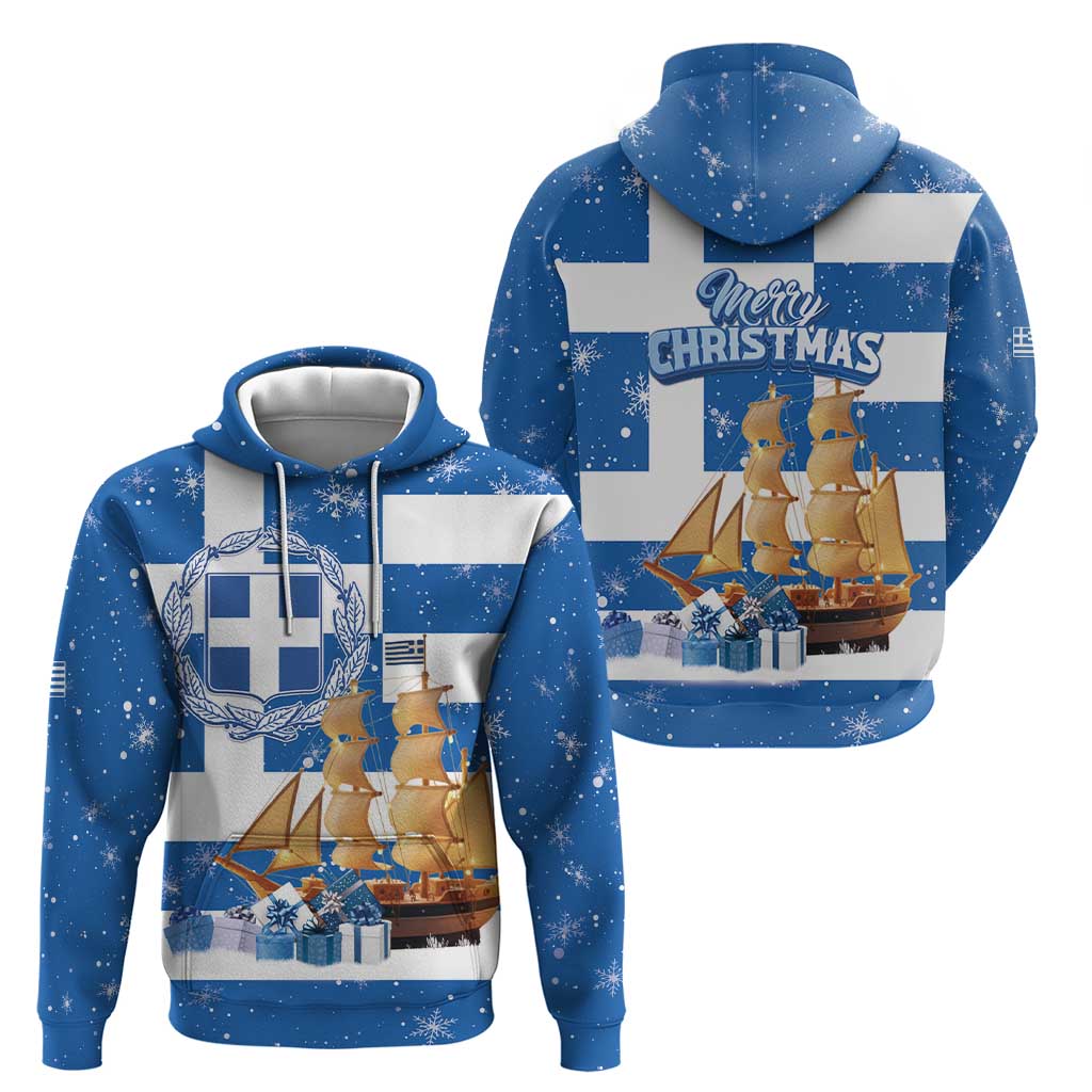 Greece Karavaki Christmas Hoodie Merry Chirstmas 2025 - Wonder Print Shop