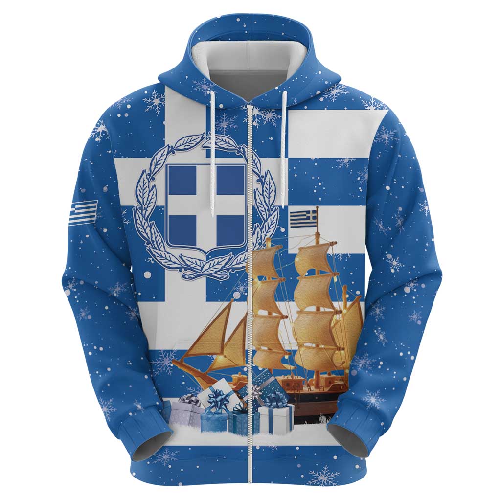 Greece Karavaki Christmas Hoodie Merry Chirstmas 2025 - Wonder Print Shop