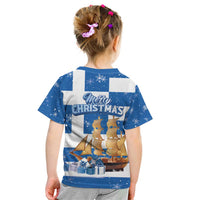 Greece Karavaki Christmas Kid T Shirt Merry Chirstmas 2025 - Wonder Print Shop