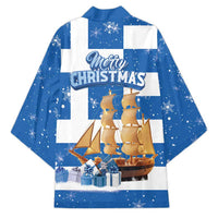 Greece Karavaki Christmas Kimono Merry Chirstmas 2025 - Wonder Print Shop